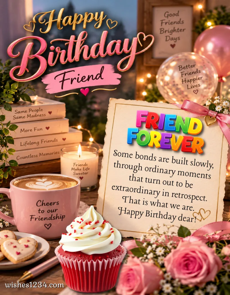 Happy Birthday Friend Message.