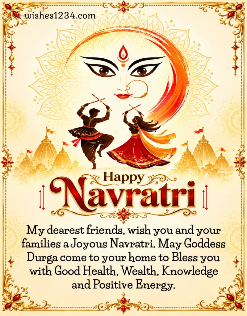 Happy Navratri with Maa Durga Blessings.