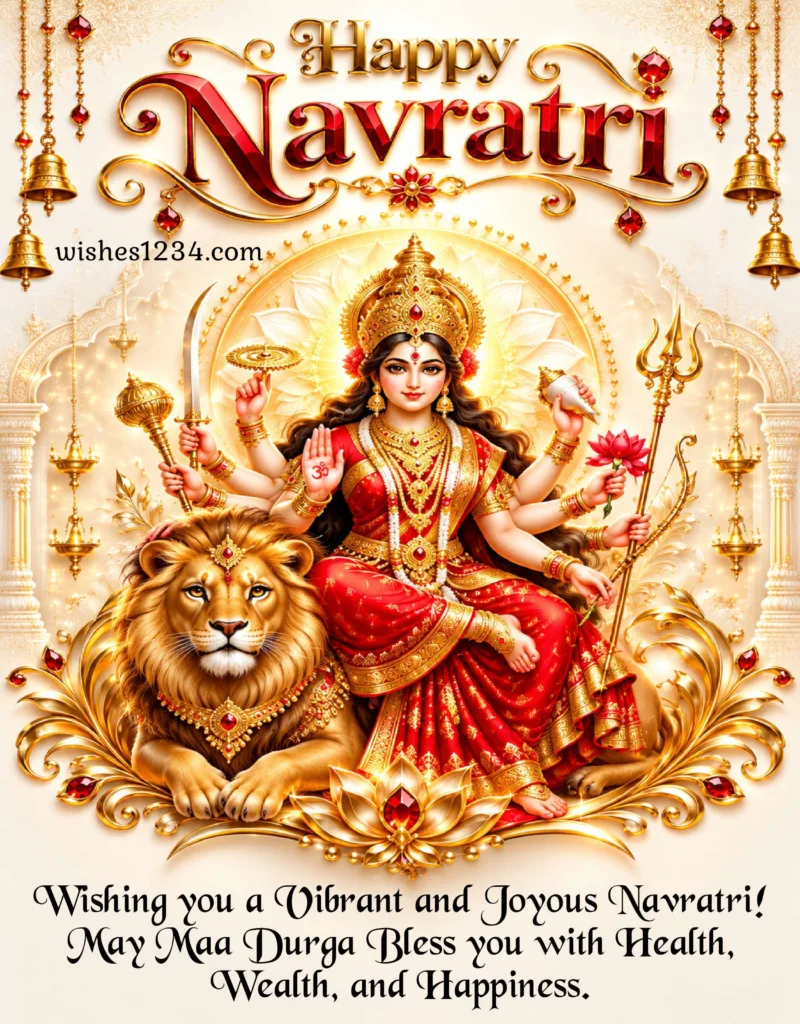 Happy Shardiya Navratri image.