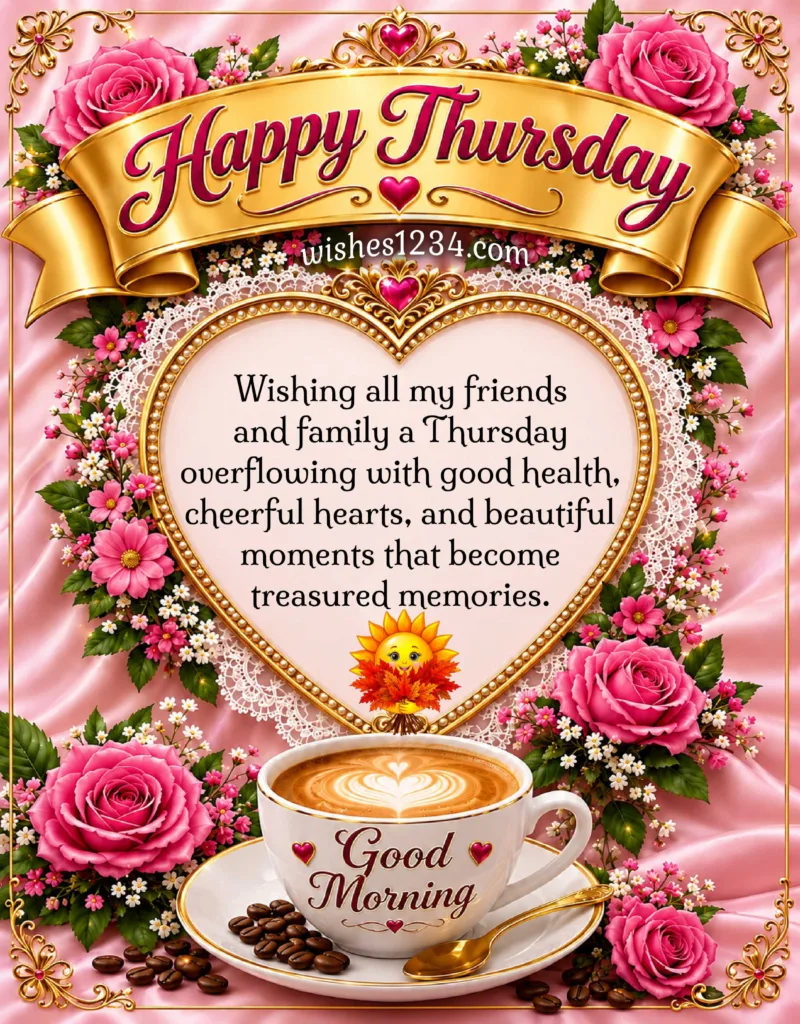Happy Thursday Friends and family.