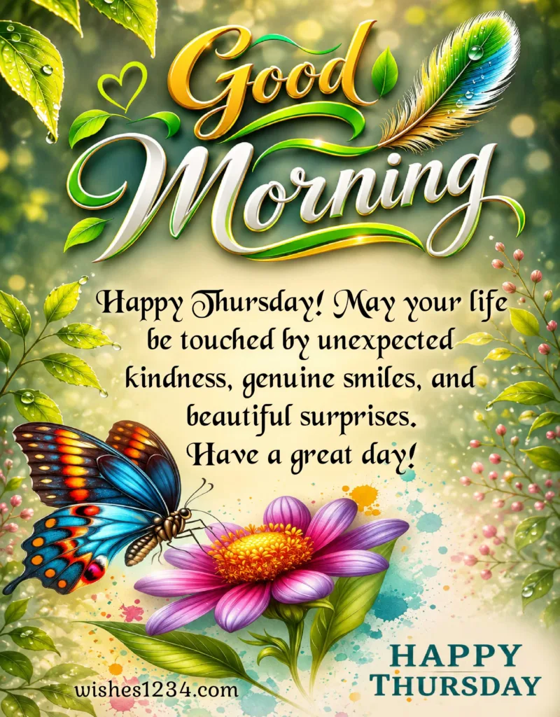 Happy Thursday wishes.
