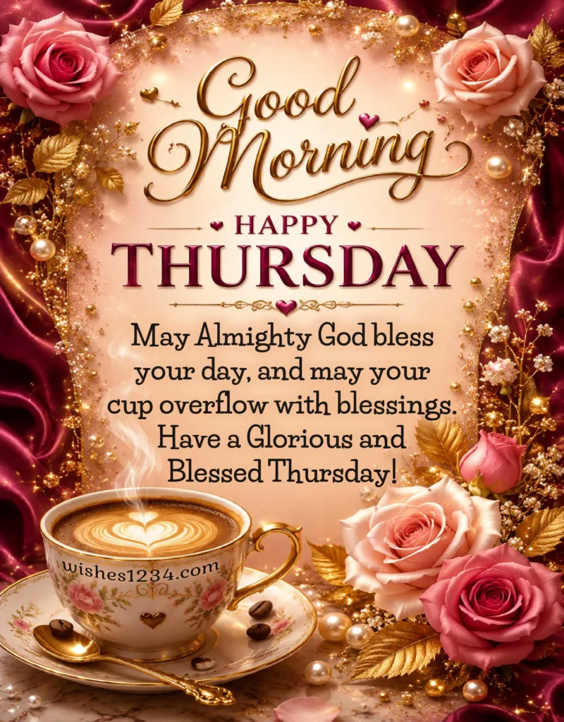 Have a blessed Thursday.