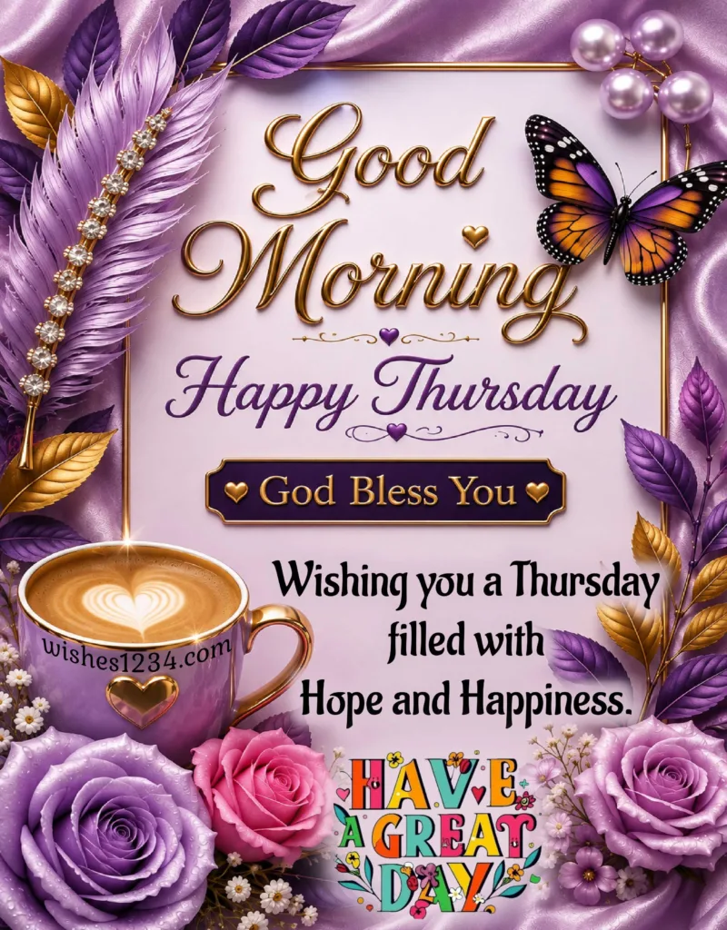 Thursday Morning wishes.