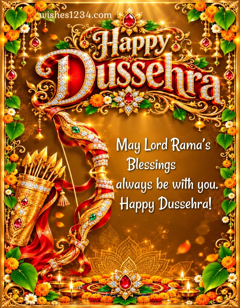 Dussehra Greetings with beautiful Message.