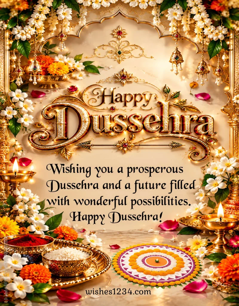 Dussehra Greetings with beautiful image.