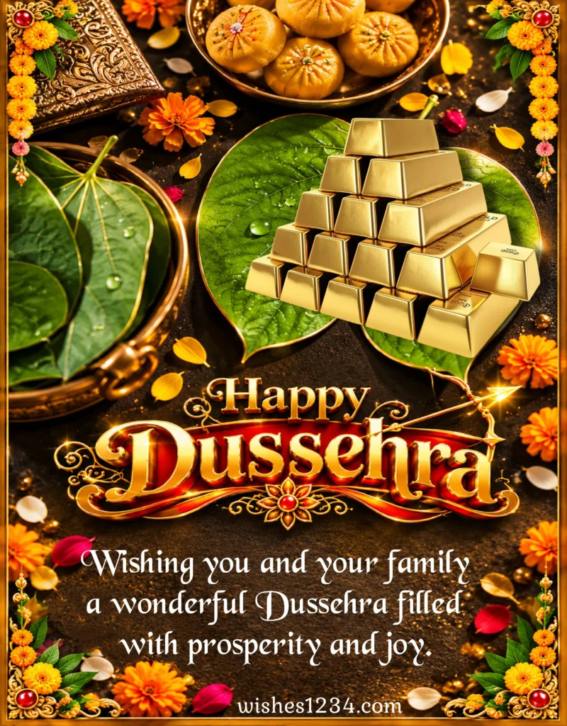 Dussehra Message with beautiful image.