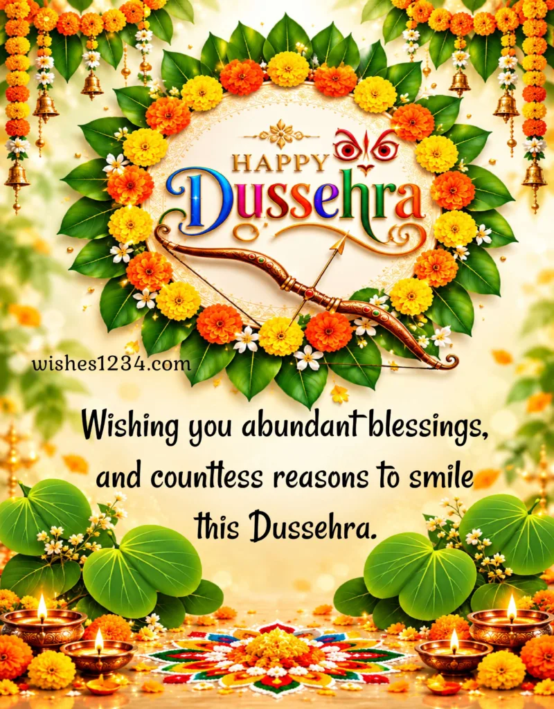 HAPPY Dussehra Celebration image with message.
