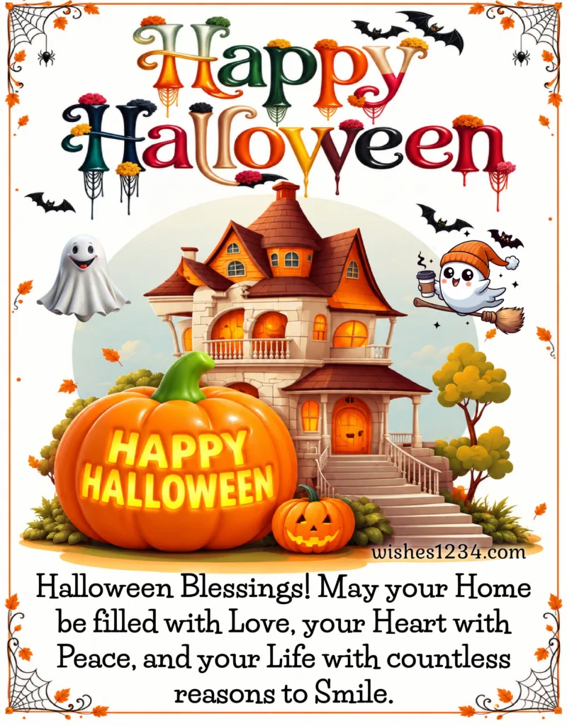Halloween Blessings image.