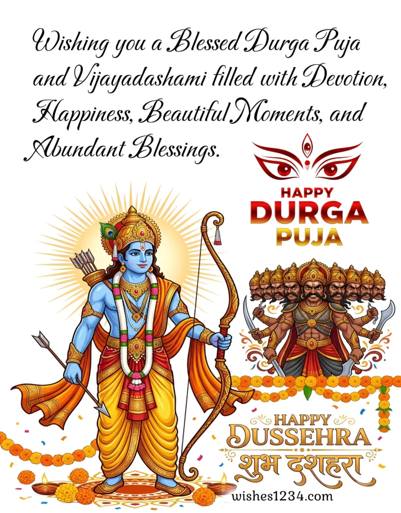 Happy Durga Puja and Vijayadashami blessings.