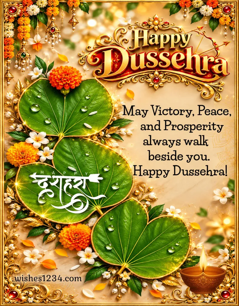 Happy Dussehra Greetings with beautiful image.