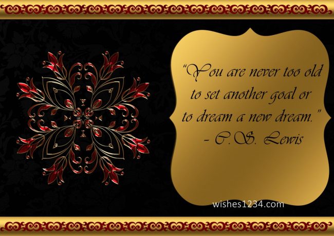 Golden frame with maroon design, Motivational Quotes | Inspirational Quotes of the Day.